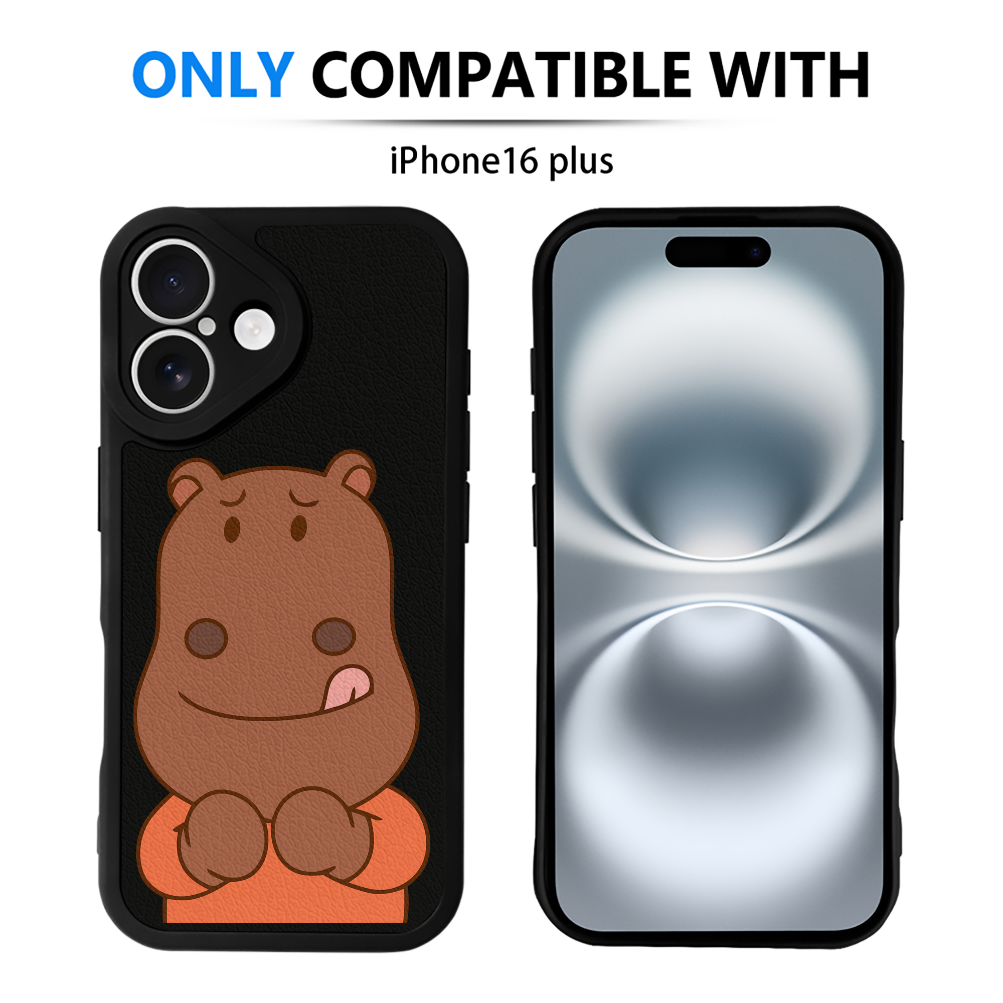 （画像用） アンパンマン Anpanman 【iPhone 16シリーズ対応】シリコンスマホケース（レザー調） 材質：シリコン